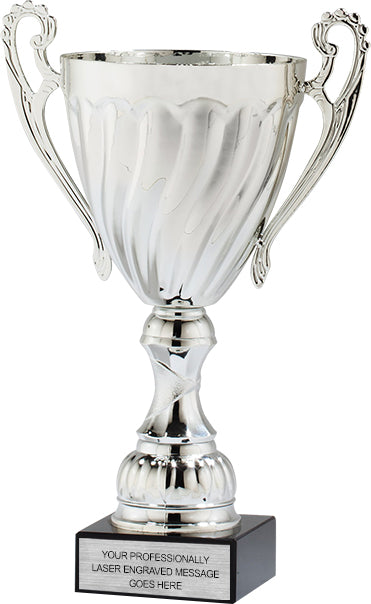 Twist Silver Metal Cups