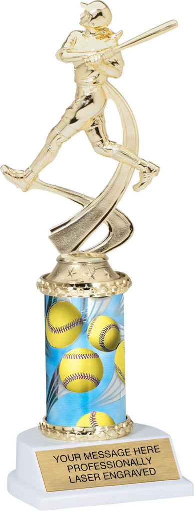 Softball Sport Motion Trophies