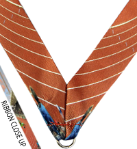 7/8 x 30 in. Track Sublimated Neck Ribbon [NKRB-4045]