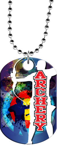 Archery Monster Dog Tag [DTXL-AY]