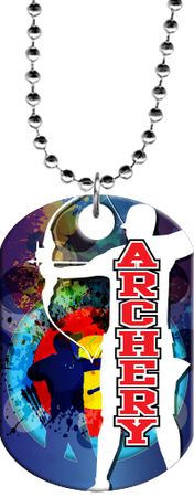 Archery Monster Dog Tag [DTXL-AY]