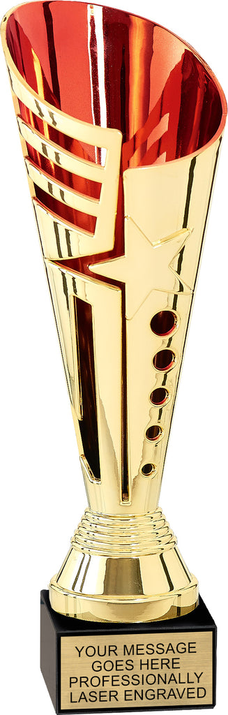 North Star Gold Cups with Red Interior