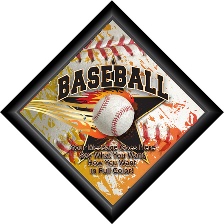 Diamond Plaque- Baseball [PFCDIA-11-BS]