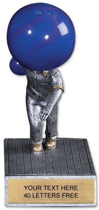 Bowling Bobblehead 'Toon Resin Trophy [SBH-BW]