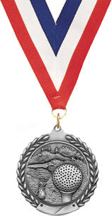 Golf Medal- Silver [M201-GL-S]