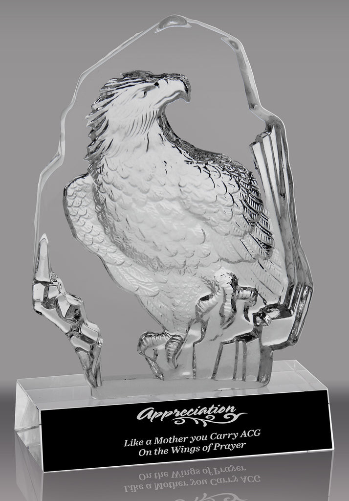 Eagle Sculpted Glass Award [CRSC-EG]