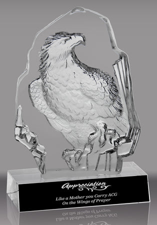 Eagle Sculpted Glass Award [CRSC-EG]