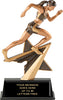 Track Female Star Power Resin Trophy -7