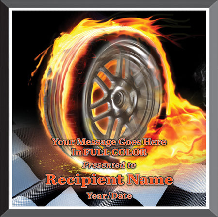 Auto/Racing Square Graphix Plaque [PGFXQ88-RC]