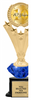 5 Star Wreath Insert Diamond Riser Trophy on Synthetic Base [TRDDRM501]