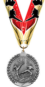 Martial Arts Medal- Silver [M201-MA-S]