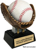 Baseball Glove Ball Holder Trophy [RMBH4-BS]