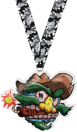 Exclusive TD Creepz Varmit Colorix-M Acrylic Medal - 5 inch [MACR5-CRPZ-VRMT-Q]