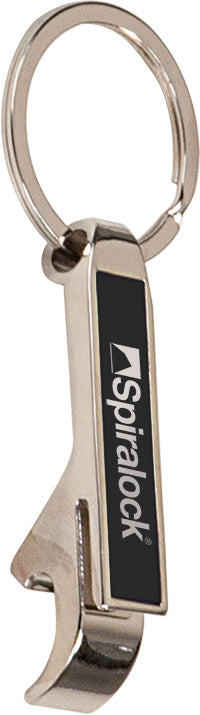 Metal Bottle Opener Key Chain- Black [BOKC120BK]