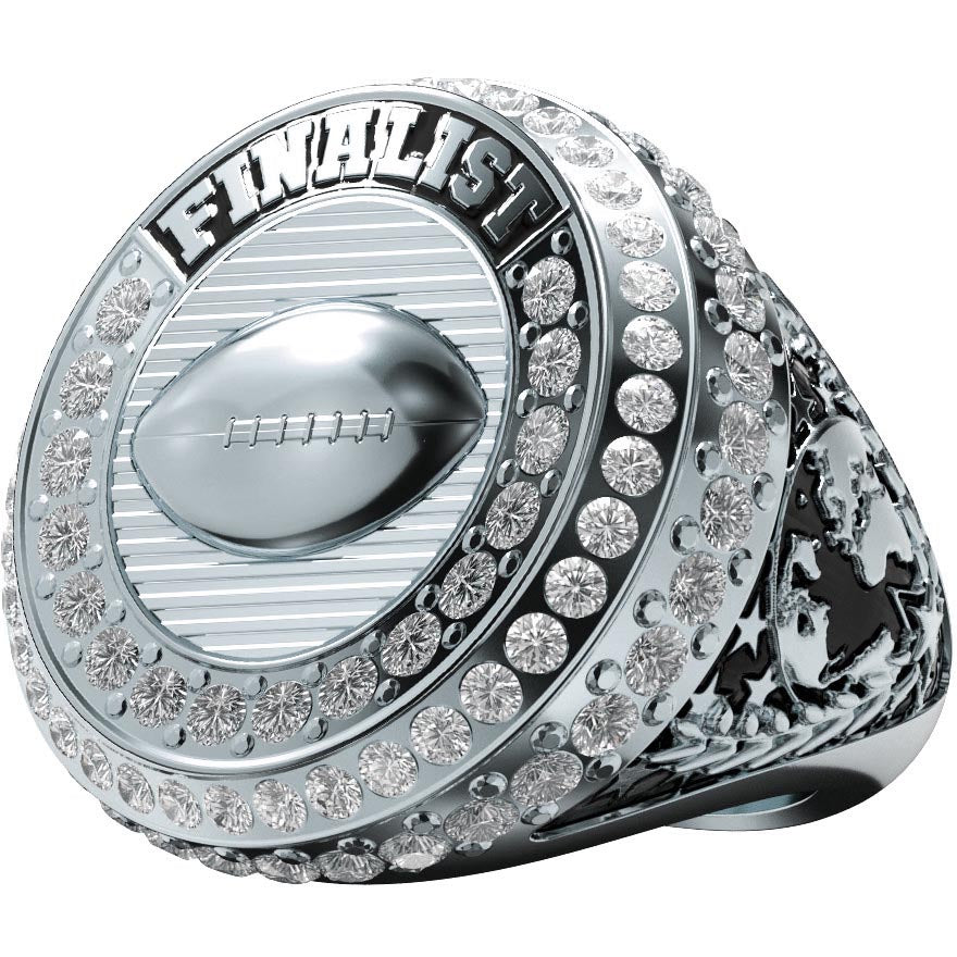 Football World Class Finalist Ring - Silver [RSWCG-FB-FNL-S]