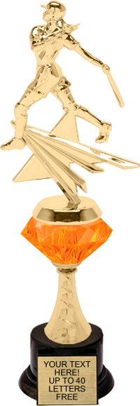 Softball Rising Star Diamond Riser Trophy [TRDDRSS-11-SB]