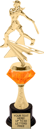 Softball Rising Star Diamond Riser Trophy [TRDDRSS-11-SB]