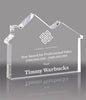 Acrylic Real Estate/Home Award - 4.5 x 3.25 inch [AHSE-4-Q]