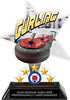 Curling Shattered Star Colorix Acrylic Trophy- 7 inch [TACR7-STR-CURL-Q]