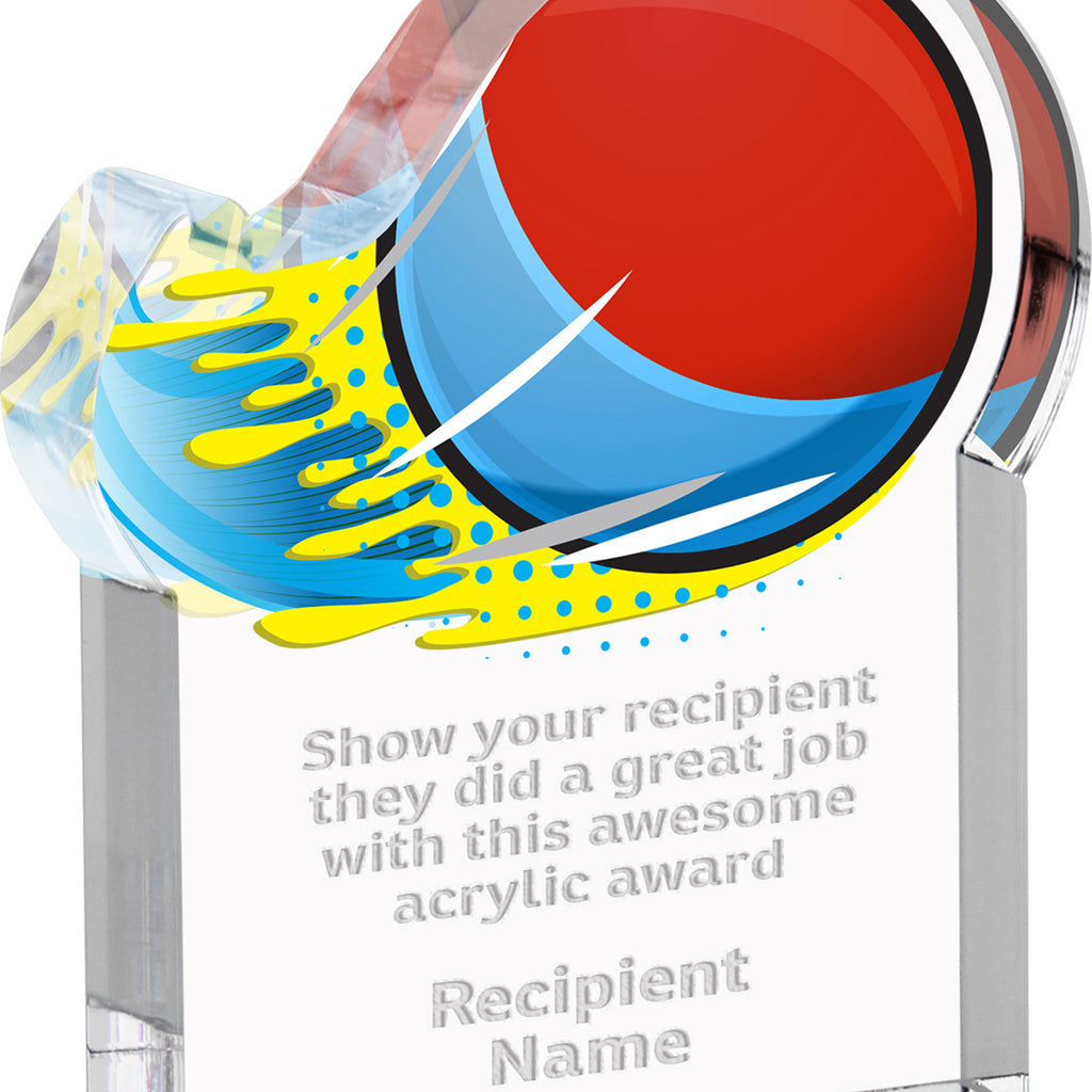 Paintball Splatters Acrylic Awards