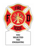 Firefighter Maltese Acrylic Award - 7 inch [ATFIR-7]