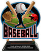 Baseball Colorix-T Acrylic Trophy - 6.25 inch [TACR6-BS-Q]
