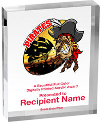 Mascots Vibrix Acrylic Awards [1 inch thick]