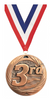 3rd 2.75 inch Blade 3D Diecast Medal [MBD2-3RD]