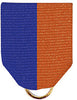 Blue & Orange Pin Drape [PNDRP-BLUORG]