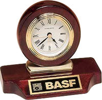 Rosewood Stained Piano-Finish Clock [TDC881]