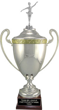 Silver Plated Italian Cup with Figure [TCM9644]