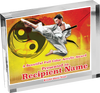 Martial Arts Horizontal Vibrix Acrylic Award [A43BH-MA]