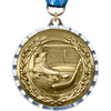 2.75 inch Hockey Diecast Medal with Diamond Cut Border [MM275DC-HK]