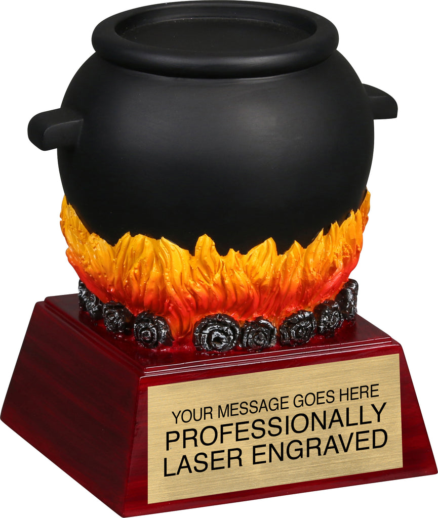 Chili Pot Color Theme Resin Trophy- 6 inch [RCT6-CHILI]