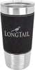 Polar Camel 20 oz. Ringneck Black Leatherette Vacuum Insulated Tumbler [JTML-523]