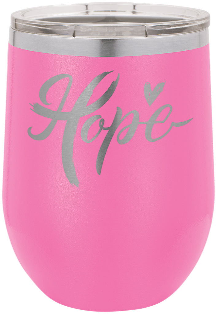 Polar Camel Vacuum Insulated Stemless Wine Glass - Pink [SWGJ8-PNK]