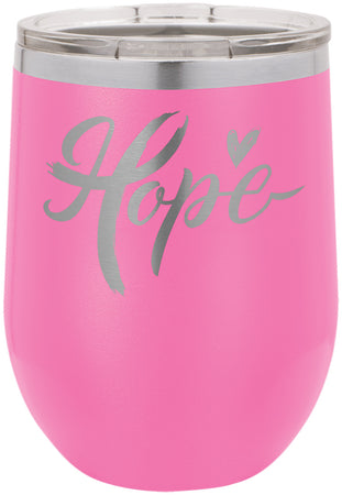 Polar Camel Vacuum Insulated Stemless Wine Glass - Pink [SWGJ8-PNK]