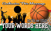 Basketball 3 x 5 Vinyl Banner- Hoop [VB-BK-HP-35]