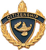 Citizenship 3D Enameled Scholastic Pin [PCM-WRT-CZ]
