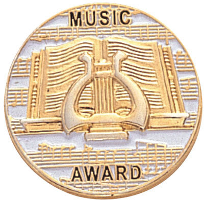 Music Award Enameled Pin [PCM-MC-473]