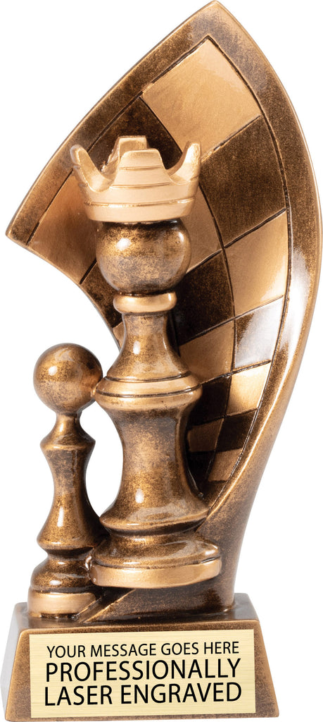 Chess Twisted Resin Trophy [RM53-7-6]