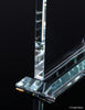 Vertical Rectangle Crystal- 7.5 inch [GT1056-7-X]