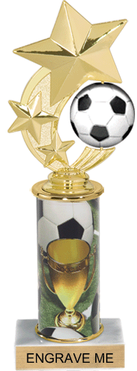 Soccer Shooting Star Spinning Trophy [TSSS10-SC]