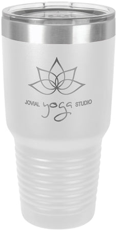 Polar Camel 30 oz. Ringneck White Vacuum Insulated Tumbler w/Clear Lid [TVIJ314]