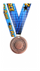 Volleyball 1.75 inch Blade 3D Diecast Medal [MBD1-VB]
