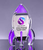 Purple Full Color Rocket Acrylic Award - 6 inch [AFCRKT-PRP-6-Q]