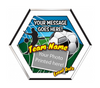 Full Color Hexagon Soccer Plaque with Your Photo [PHXSCFCP11]