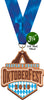 Custom Color-Engraving Combo Wood Medal- 3.75 inch [MXWC375]
