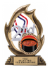 2nd Place Flame Color Resin Trophy [RMFC7-2ND]