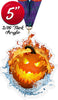 Halloween Fire & Water Colorix-M Acrylic Medal [MACR5-FW-HLWN-Q]
